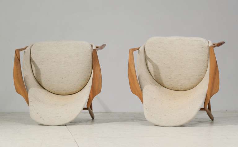 A Pair Of Scandinavian Lounge Chairs 2