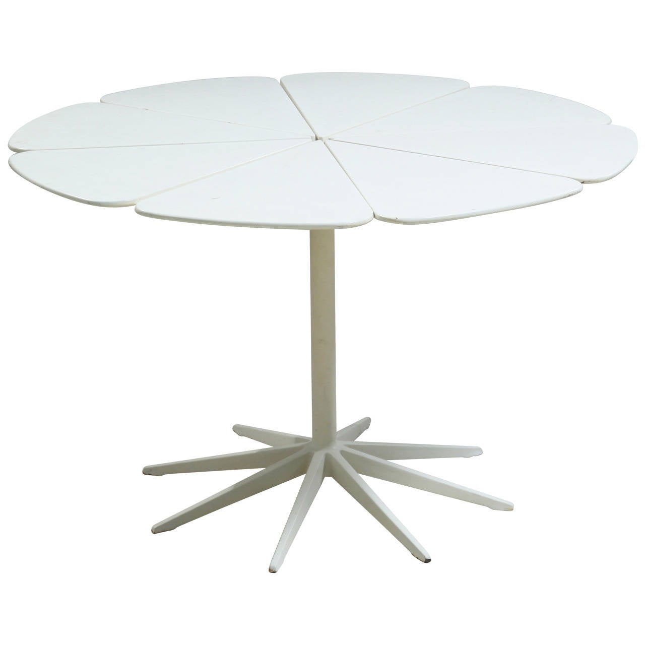 Richard Schultz Petal Coffee Table in White for Knoll, USA, 1960s For