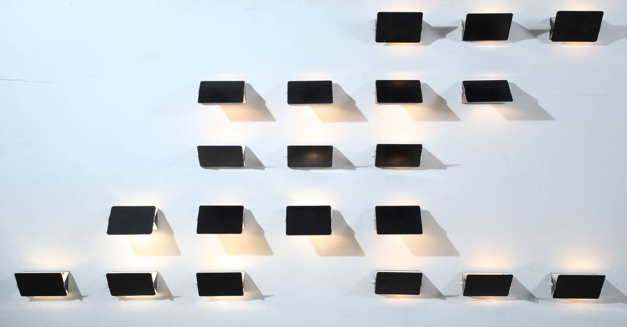 Francese Installazione di 20 Appliques CP1 di Charlotte Perriand, Francia, anni '60 in vendita