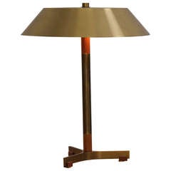 Jo Hammerborg Danish Modern Fog and Morup President Table Lamp