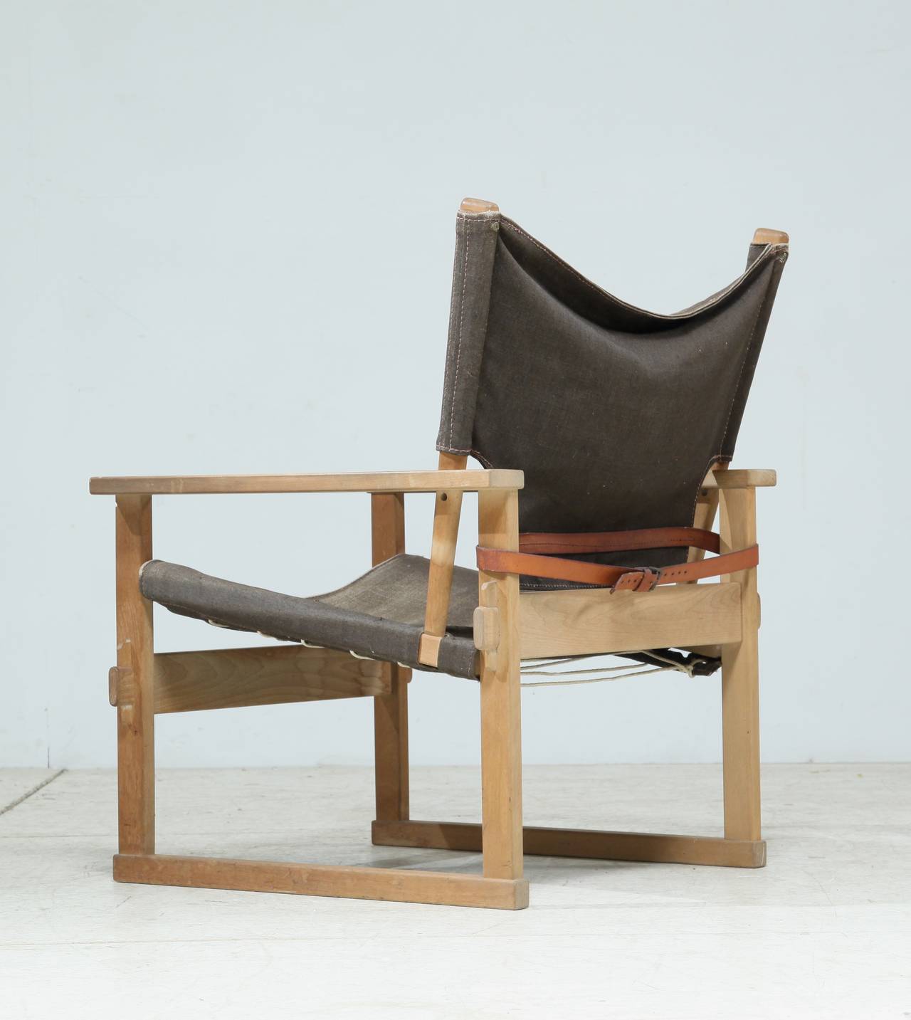 Poul Hundevad 1960s Wooden Armchair, Denmark For Sale 1