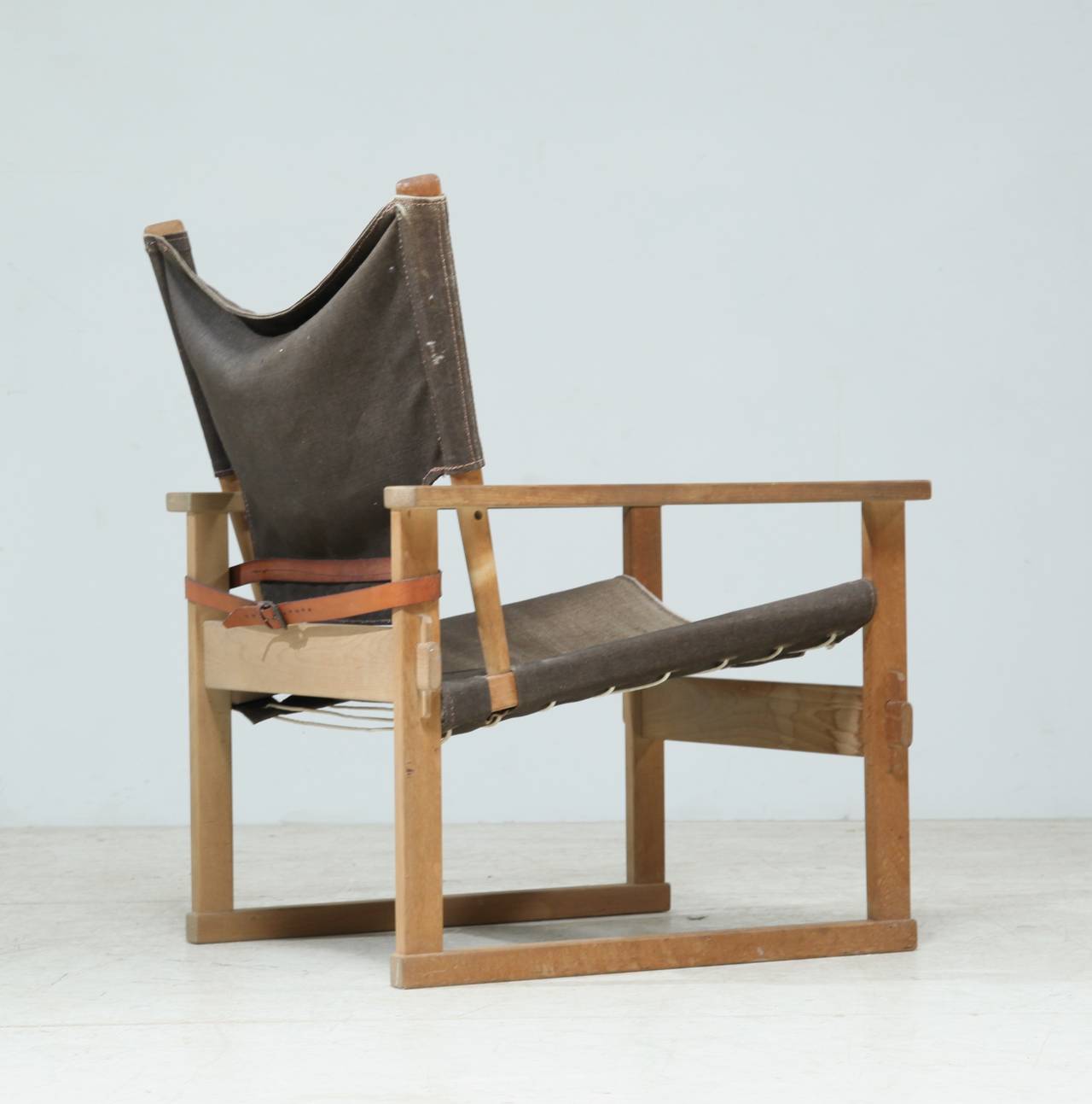 Scandinavian Modern Poul Hundevad 1960s Wooden Armchair, Denmark For Sale