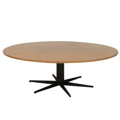 XXL Round Industrial Table, 225 Cm / 7ft 4.6 inch Diameter Table Top