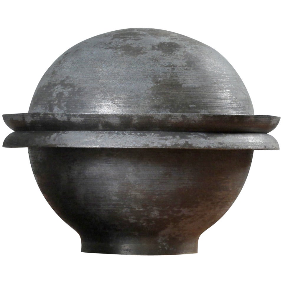 Lorenzo Burchiellaro Sculptural Patinated Bronze Bowl, Italy, 1960s For Sale