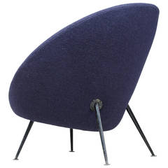 Rare Ico Parisi Egg Chair Model 813 in Original Upholstery, Cassina, Italy, 1950