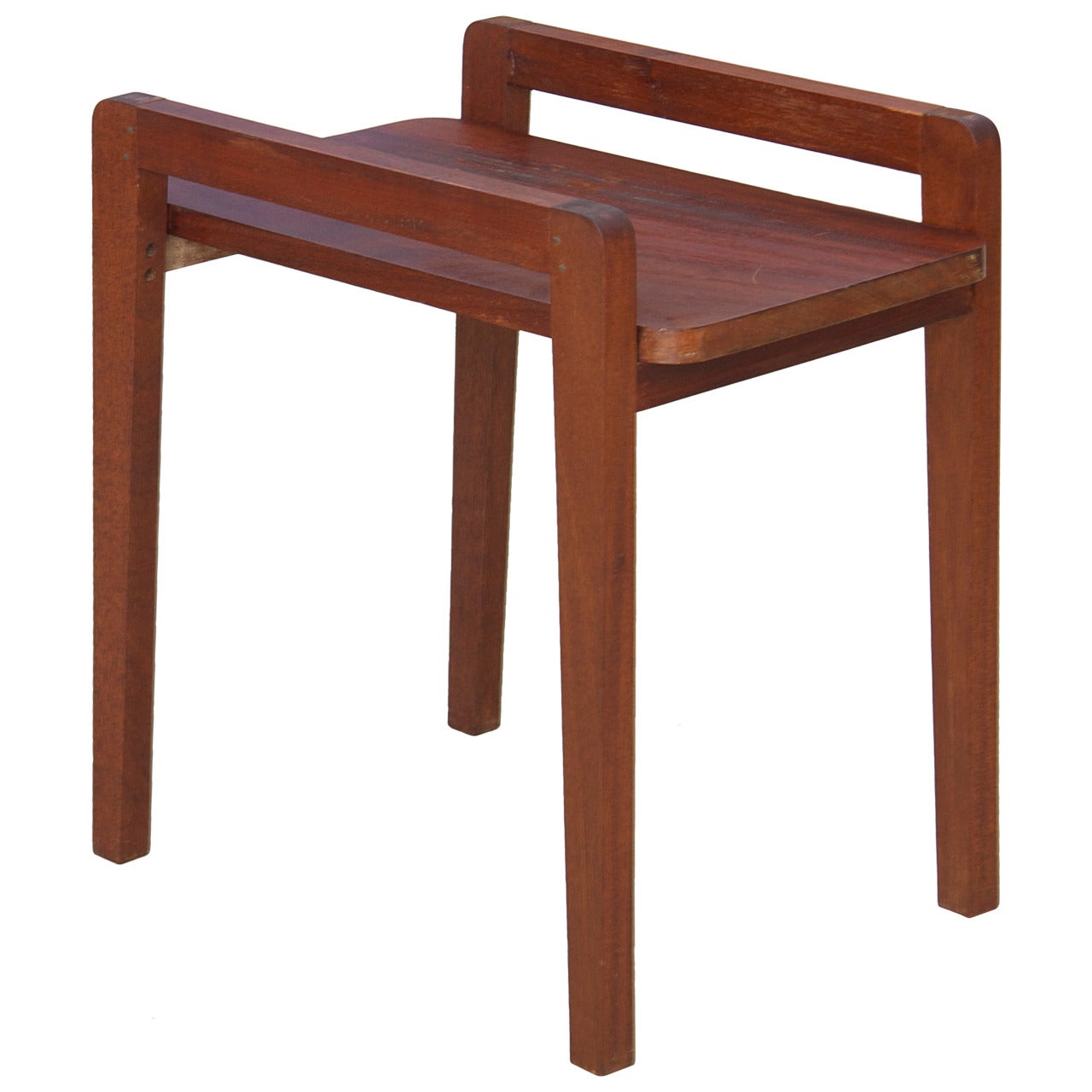 Rene Gabriel Side Table in Solid Wood For Sale
