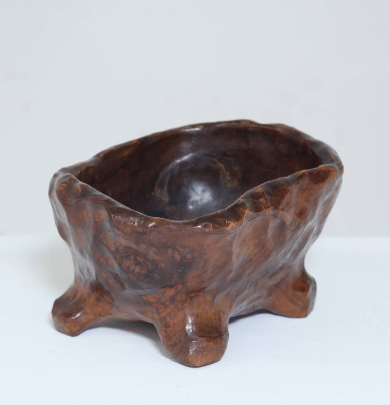 Mid-Century Modern Alexandre Noll Large, Sculpted Root Wood Noll Bowl, France, 1950s For Sale
