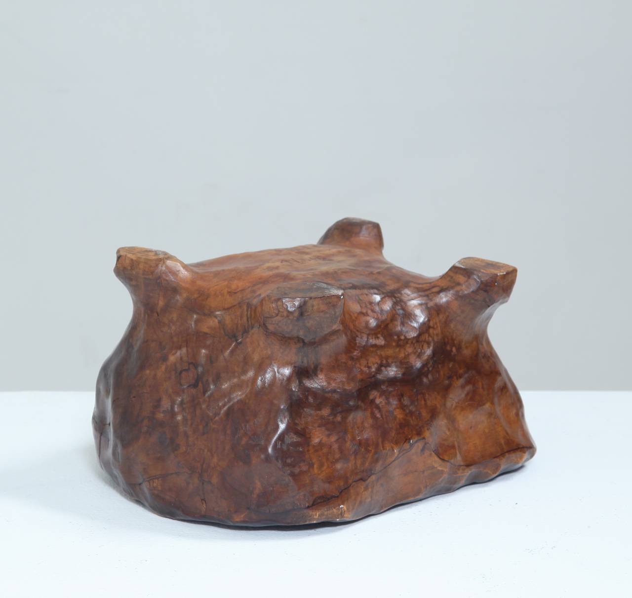 Alexandre Noll Large, Sculpted Root Wood Noll Bowl, France, 1950s In Excellent Condition For Sale In Maastricht, NL