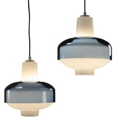 Large Quantity Old Stock Tapio Wirkkala 4619/4620 Pendants, for IIttala by Idman 9