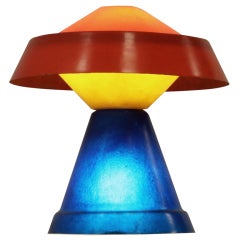 Vintage Prototype Table Lamp in Polyester by Umberto Riva for VeArt