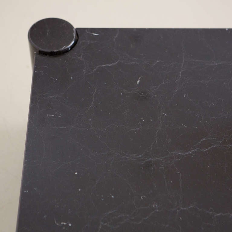 1970s Black Marble Jumbo Coffee Table By Gae Aulenti In Excellent Condition In Maastricht, NL
