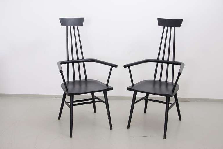 McCobb for O'Hearn Windsor chairs in excellent vintage condition.