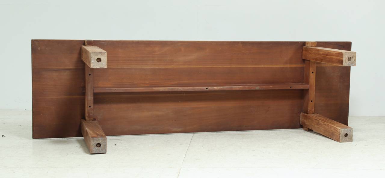 Charlotte Perriand Brazil-Tisch aus Teakholz, Frankreich, 1960er Jahre (Französisch) im Angebot