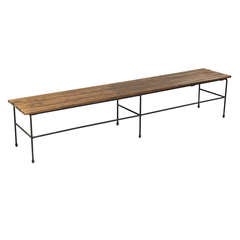 Long Umanoff Bench with Beautiful Wooden Top