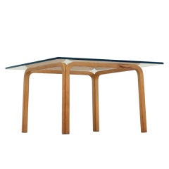 1950s Alvar Aalto 805 - Glass Top Table -