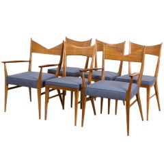 Set of 6 Paul McCobb Bowtie Chairs by Calvin