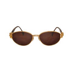 Kieselstein-Cord 18k "Crocodile" Frame Sunglasses 7