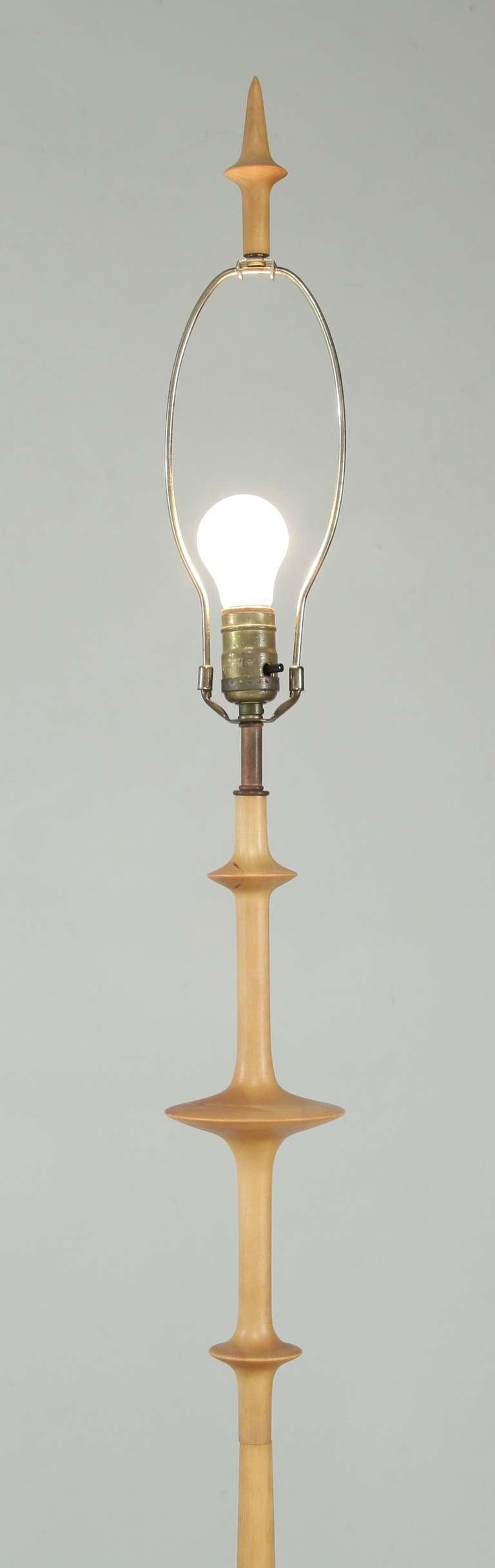 Hand Turned Wooden Arts and Crafts Floor Lamp, New York ... With a huge range of table lamps, floor lamps, and ceiling lights, ez living furniture has what you need.