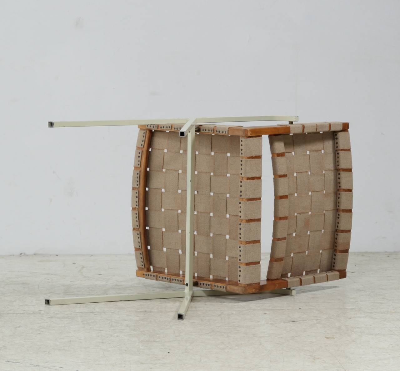 Lacquered Ladislav Rado Chair with Webbing For Sale