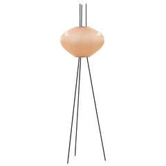 Beautiful Minimalist Rispal Lamp with Light Pink Shade