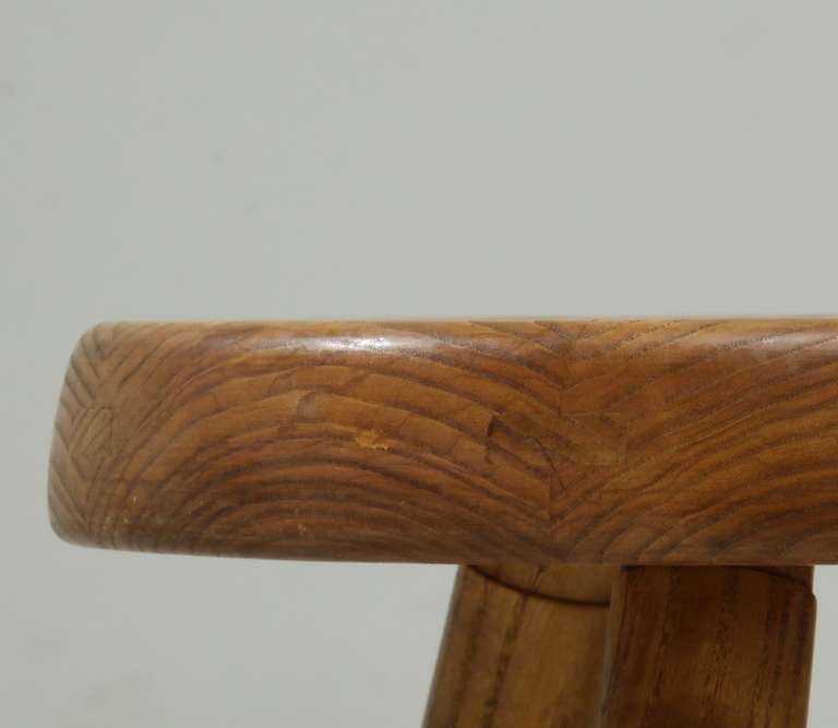 Charlotte Perriand Low Stool in Oak In Excellent Condition In Maastricht, NL