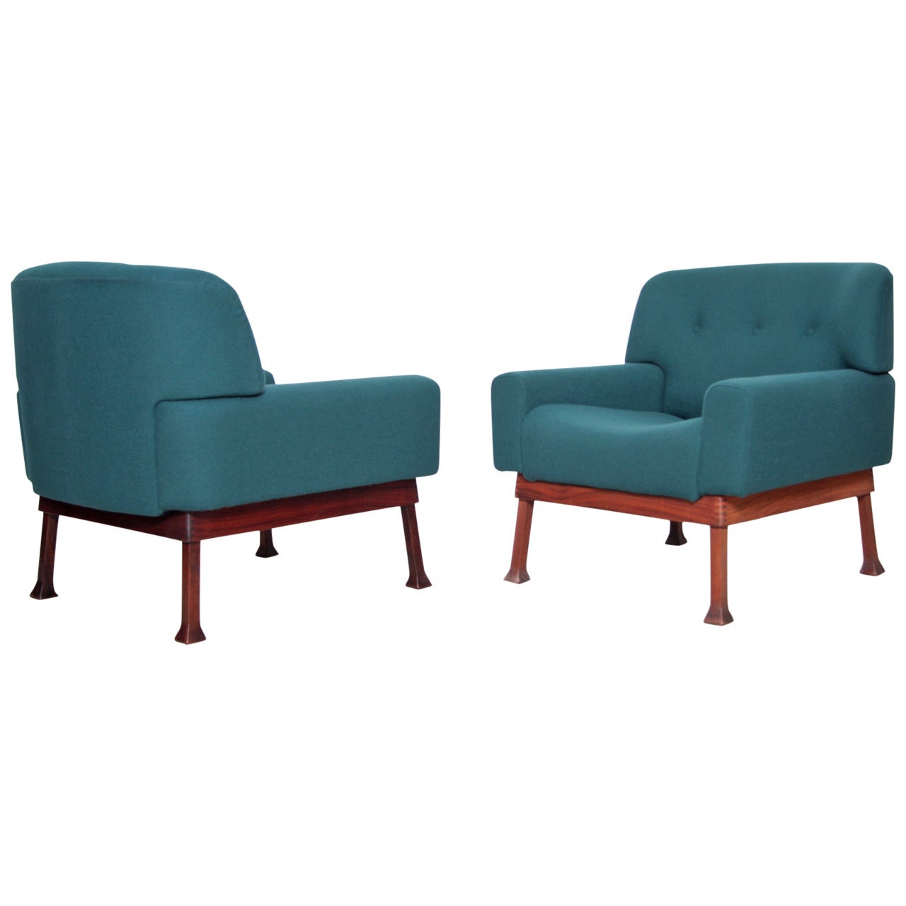 Pair of Allegra Armchairs by Piero Ranzani for Elam For Sale