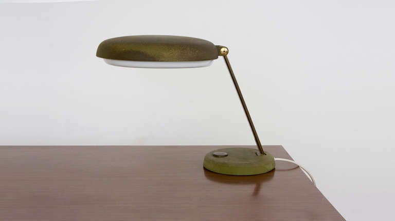 Desk lamp by Egon Hillebrand with two E27 fittings.
This is lamp is made in high quality!!