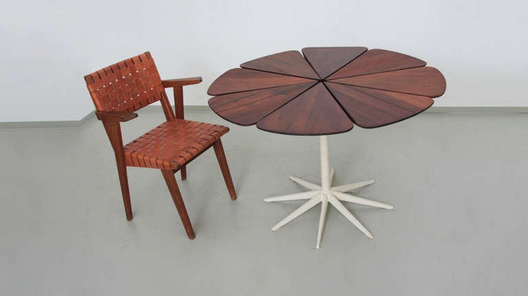 Metal Petal Dining Table by Richard Schultz for Knoll For Sale