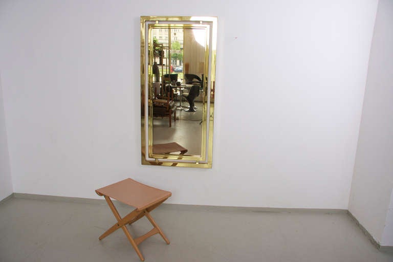 Late 20th Century Guy Lefevre for Maison Jansen Mirror