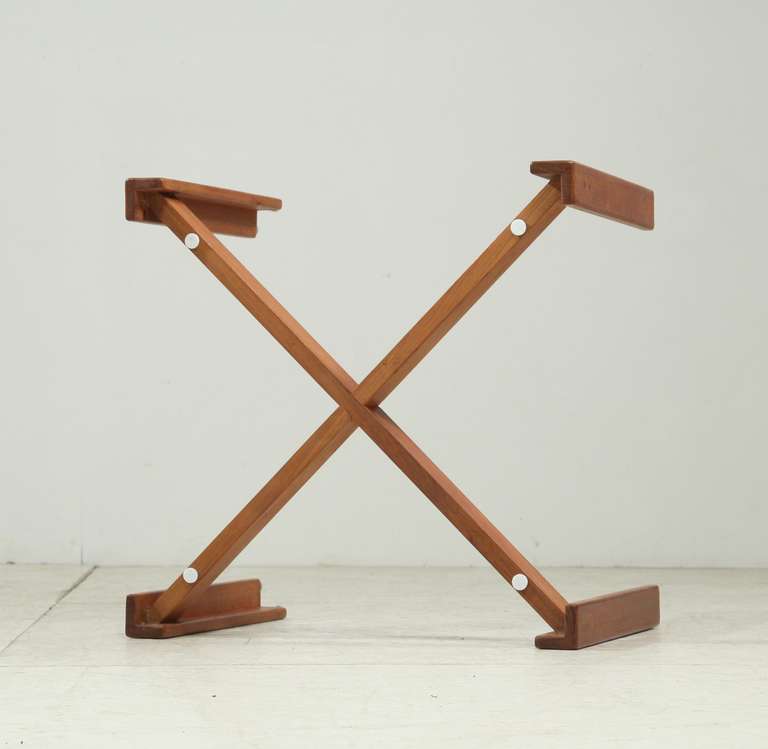 Jens Quistgaard Teak Tray Table with Concave Top, Denmark, 1960s  In Good Condition For Sale In Maastricht, NL