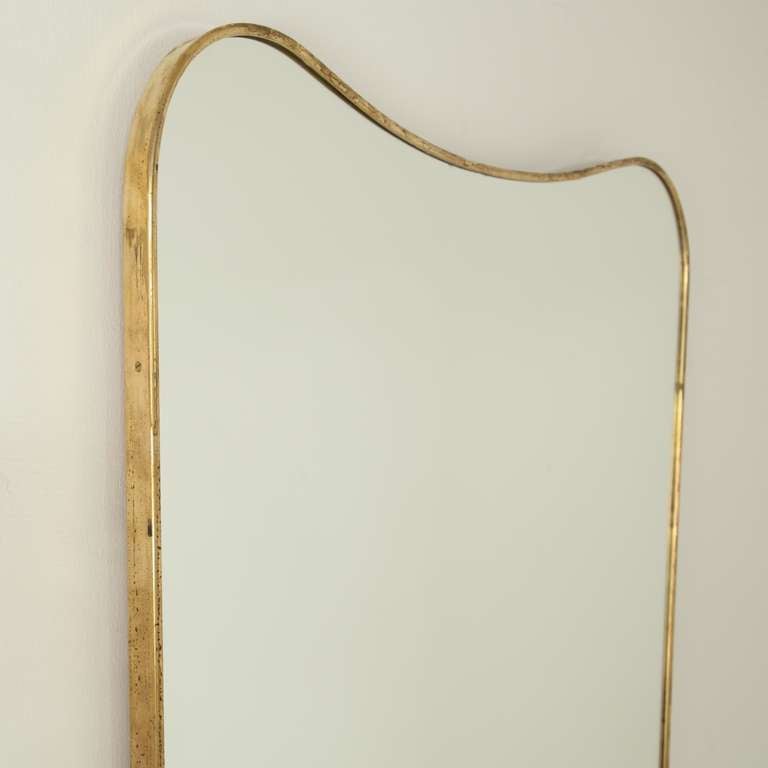 Pair XL 1950s Gio Ponti wall mirrors In Excellent Condition In Maastricht, NL