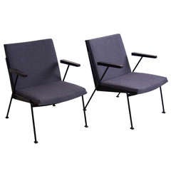 Set of 2 Wim Rietveld OASE Lounge Chairs by Ahrend de Cirkel