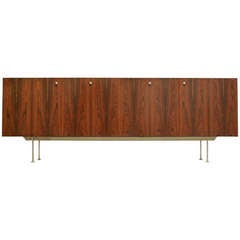 Large 1960s Rosewood Sideboard by Poul Norreklit
