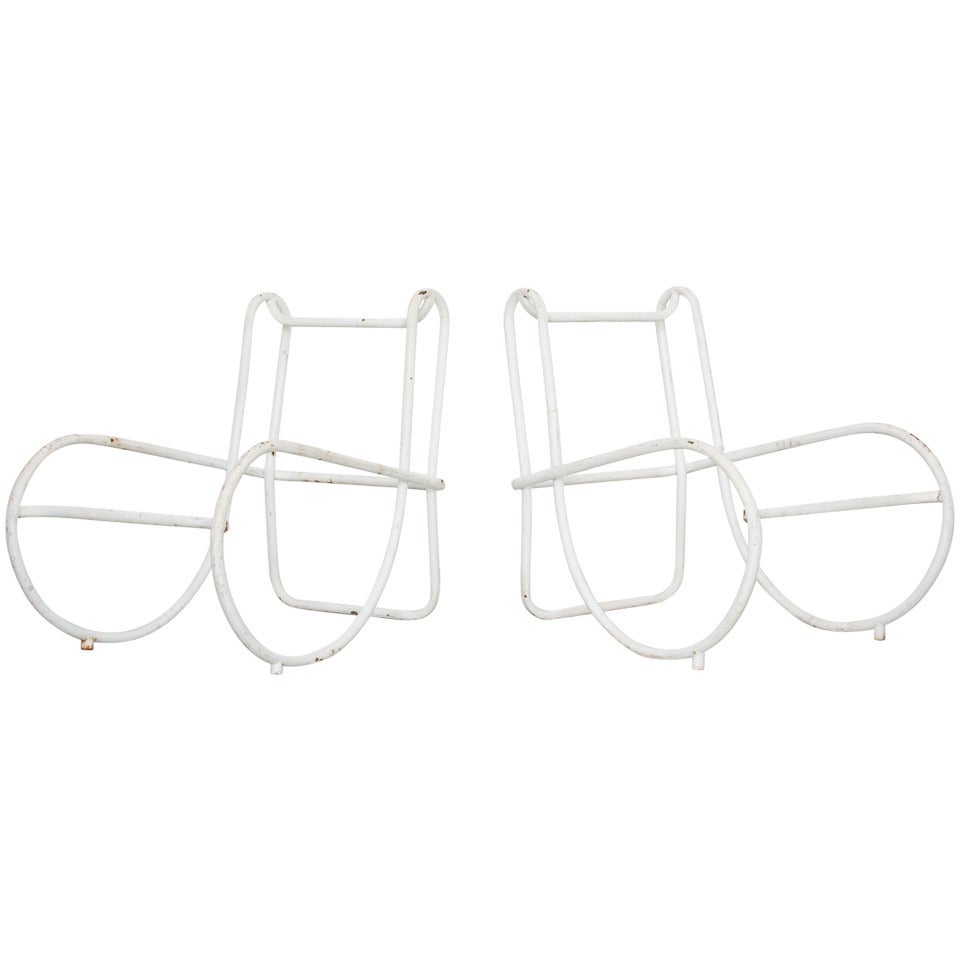 Pair of "Locus Solus" Chairs by Gae Aulenti for Poltronova, Italy, 1964