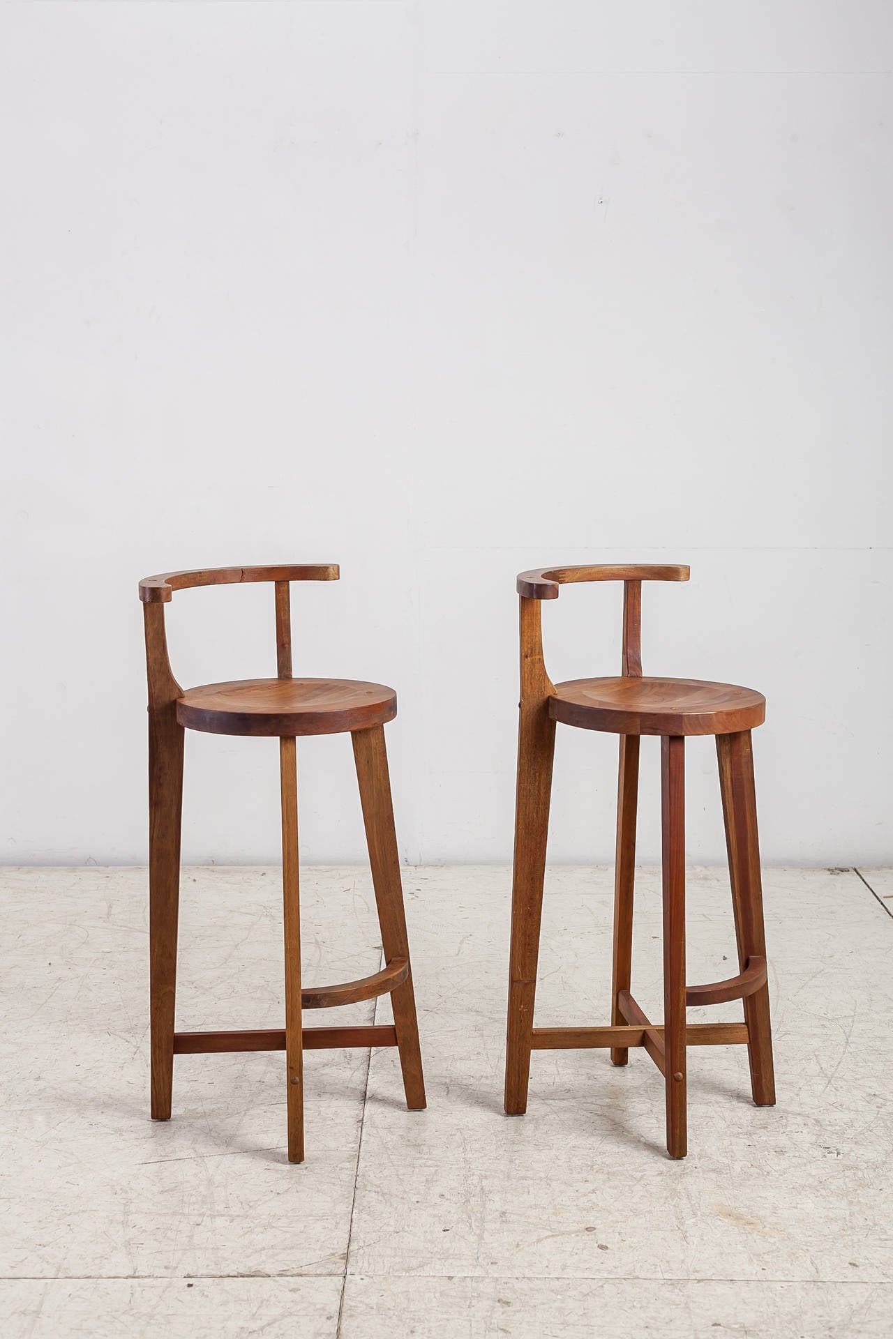 wooden bar stools with backs