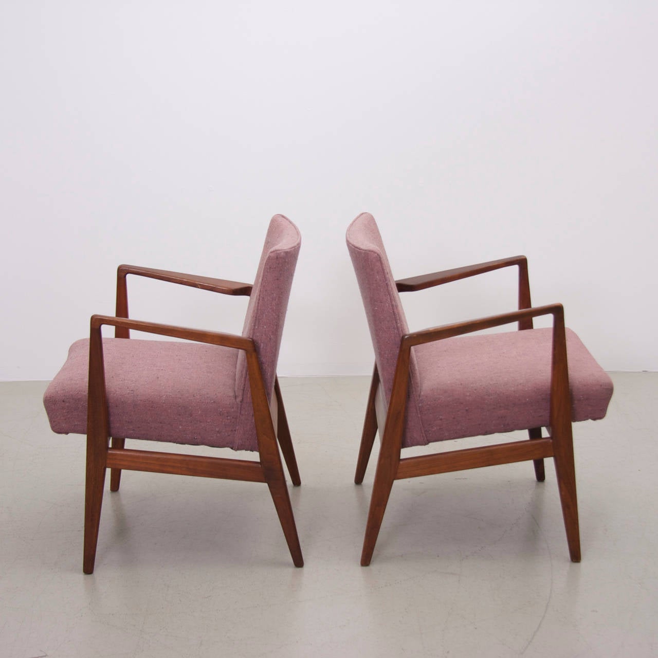 American Pair of Jens Risom Armchairs in original condition, USA, 1950s For Sale