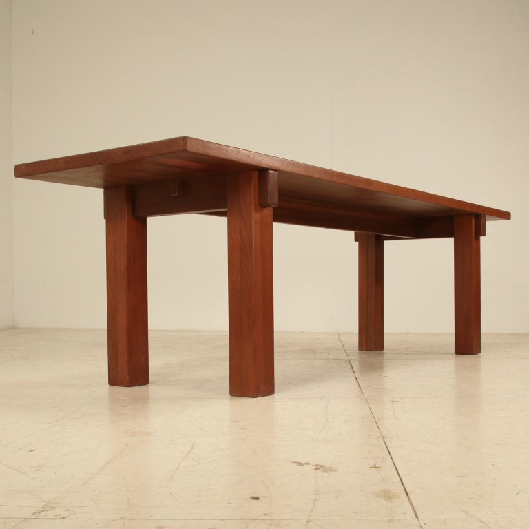 Charlotte Perriand Brasil Table In Sapele Mahogany