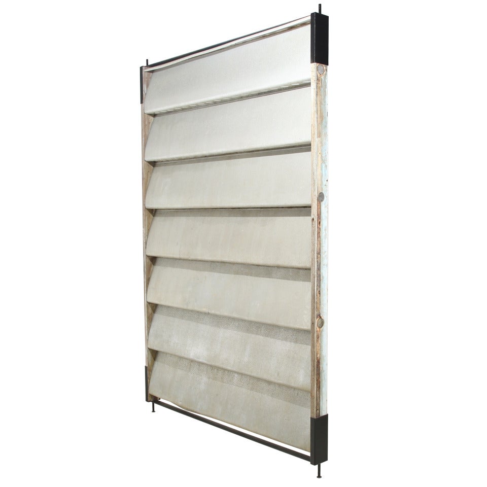 Jean Prouvé Sliding Panel or room divider, Cameroon, 1964 For Sale