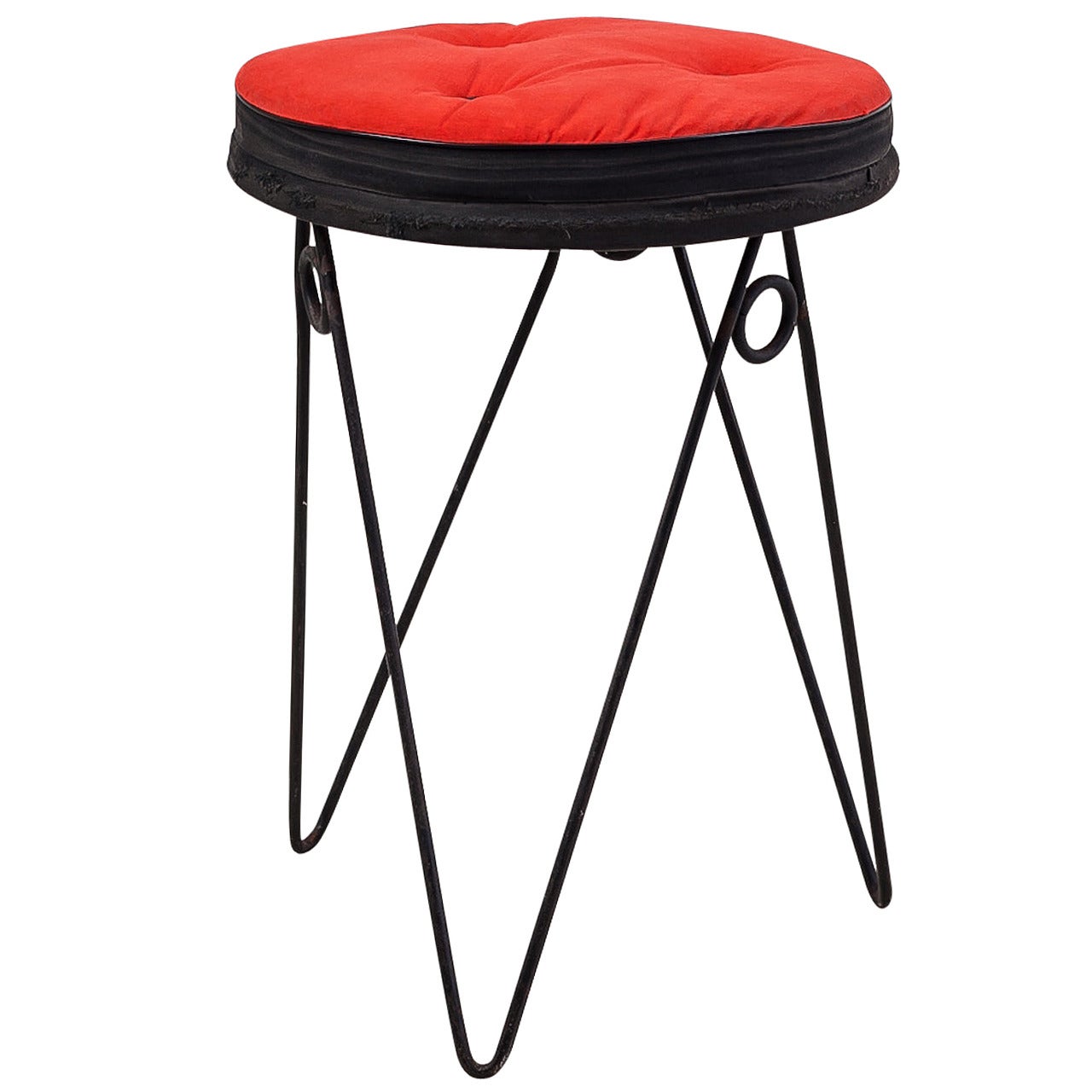 Jean Royère Stool For Sale