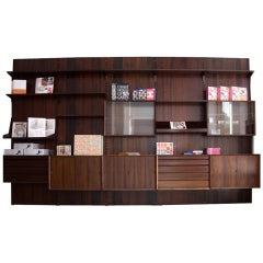 Poul Cadovius  Royal System Storage Unit In Rosewood