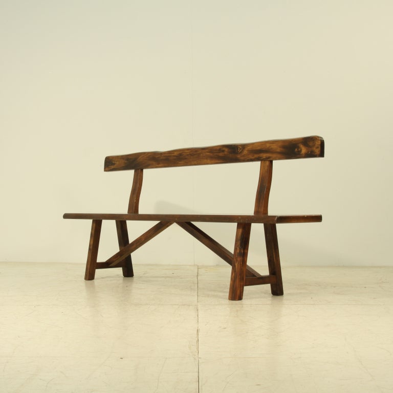 Olavi Hanninen bench with backrest