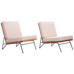 Pair of Eva Lisa "Pipsan" Saarinen Swanson Lounge Chairs for Ficks-Reed