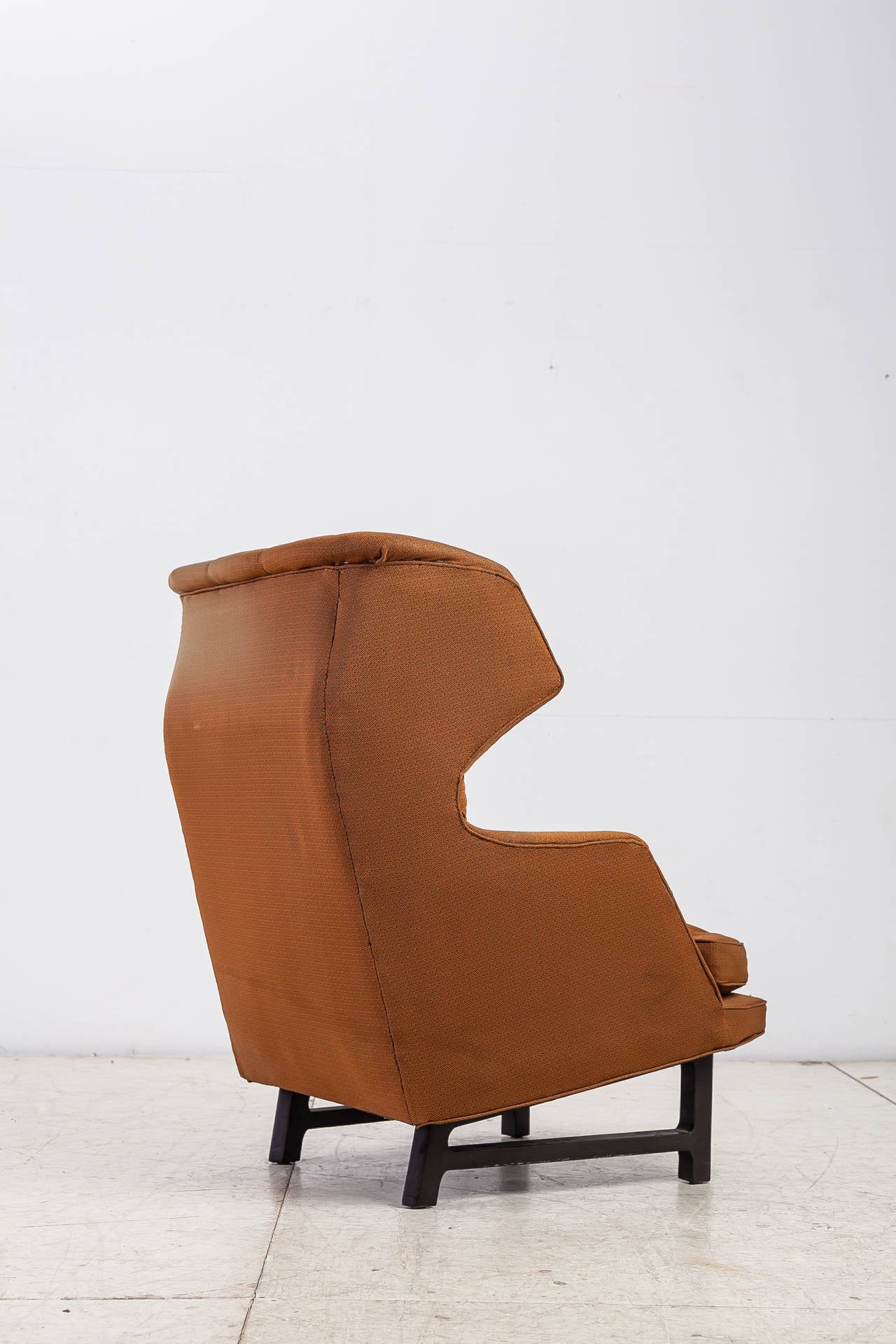 Mid-20th Century Edward Wormley Janus Wingback Lounge Chair for Dunbar For Sale