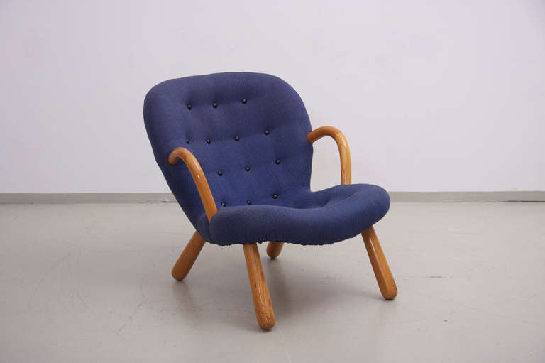 Mid-20th Century Clam Chair by Philip Arctander, 1940s