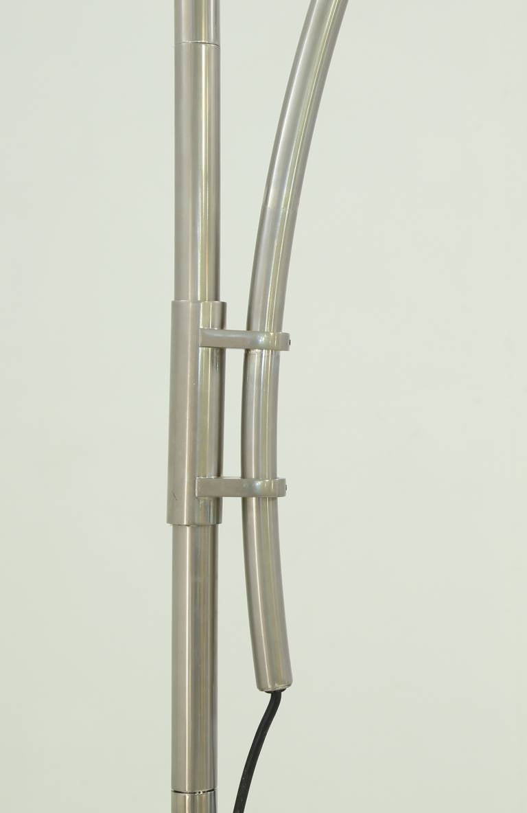 Ceiling to Floor Lamp by Florian Schulz with Adjustable Arc, Germany, 1970s For Sale 1