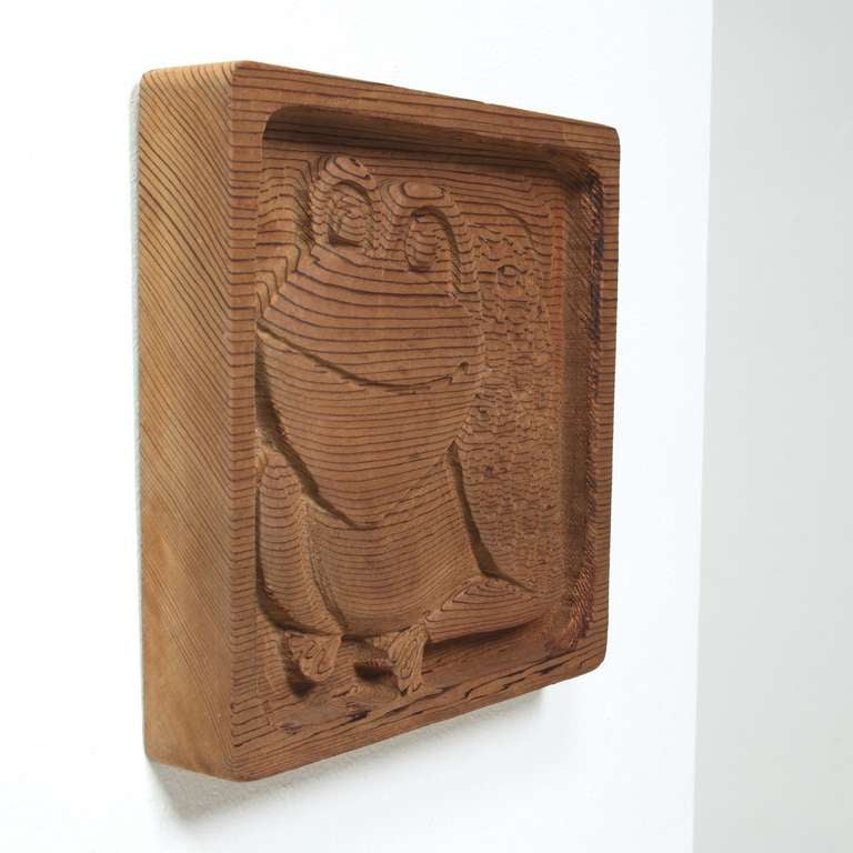 In 1971 Evelyn designed a series of Animal Woodblocks that were carved in thick redwood. The 20 different designs, marketed by both ERA and Panelcarve, worked individually and grouped. The woodblocks were included in the “California Design XI”
