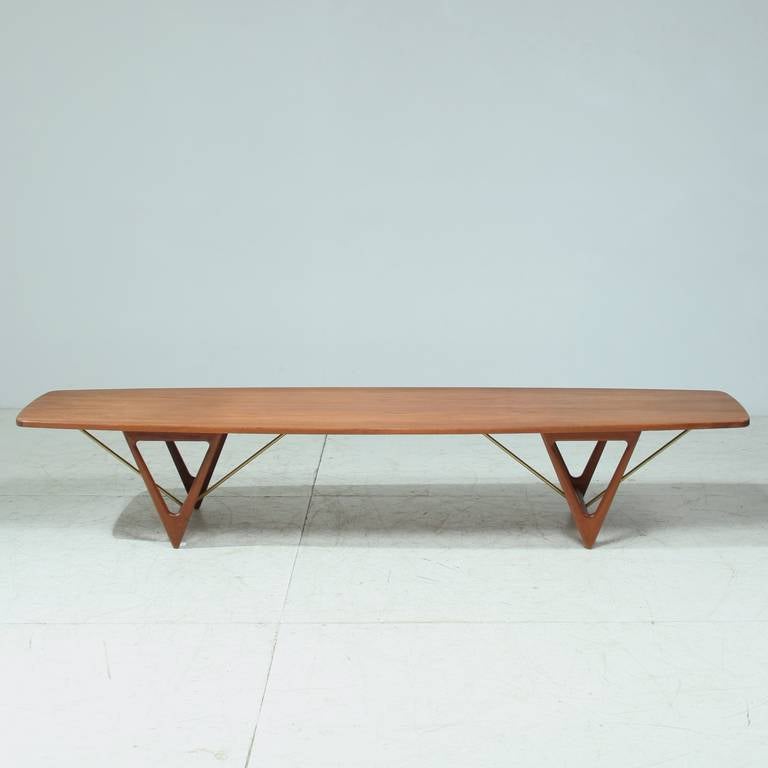 Large Kurt Ostervig Sofa Table
