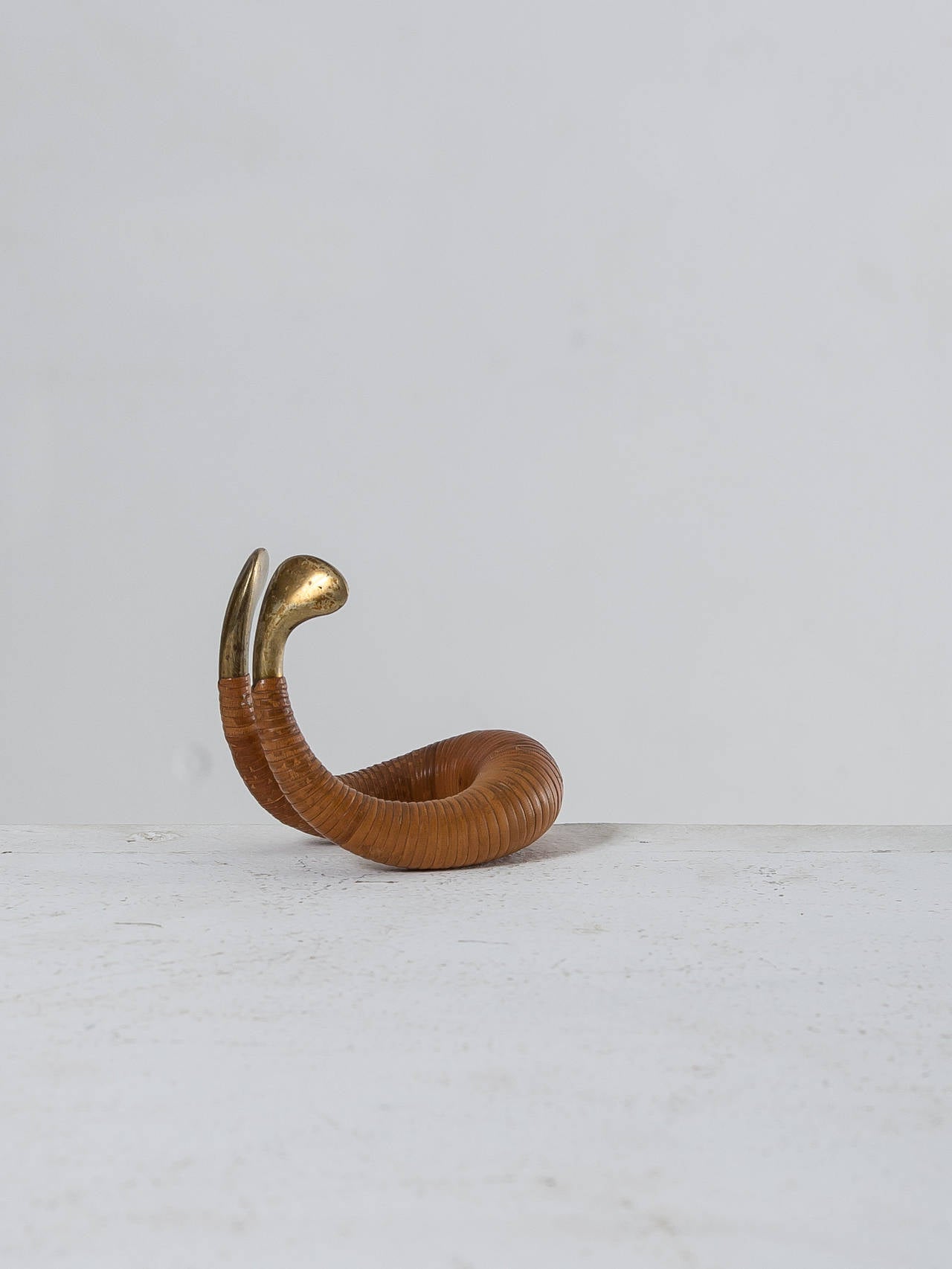 Mid-20th Century Carl Auböck Pipe Stand / Decorative Presse-Papier, Austria, 1950s For Sale