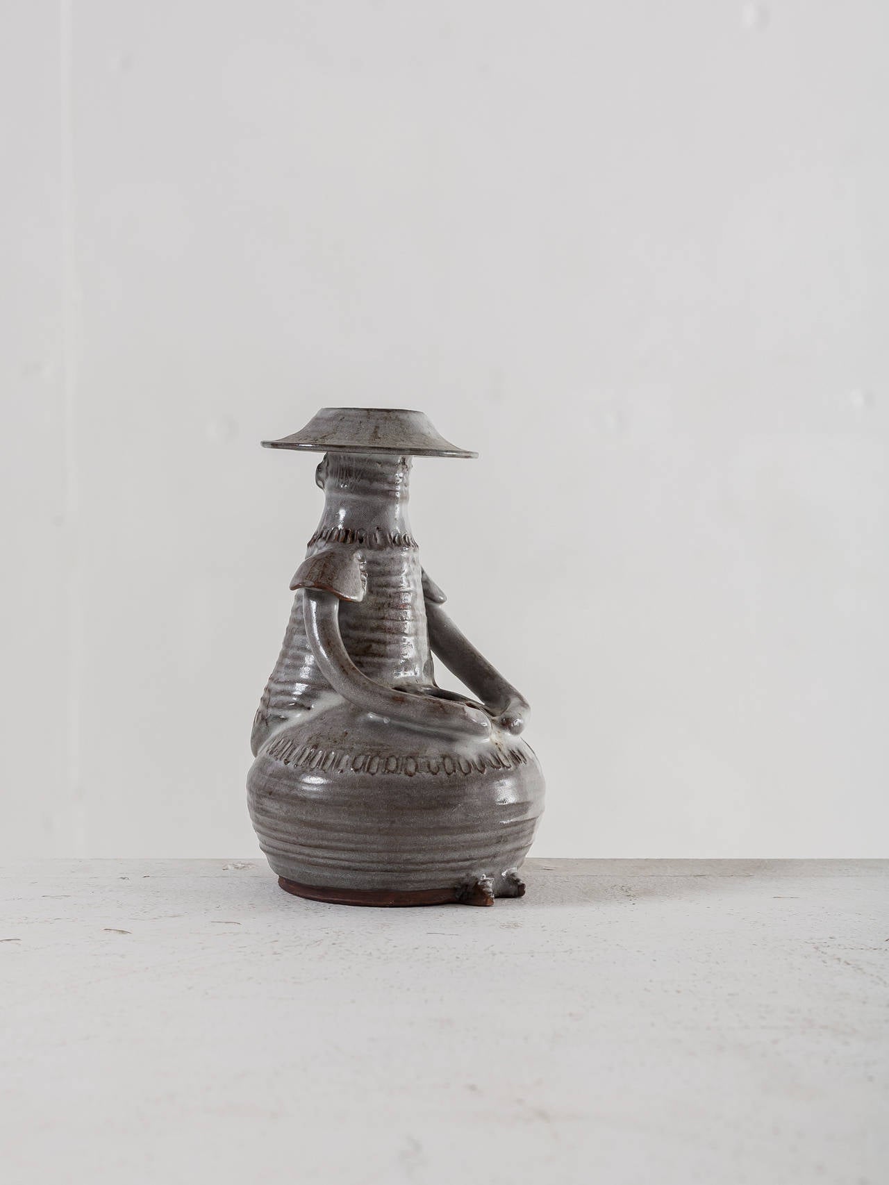 Post-Modern Jacques Pouchain Anthropomorphic Ceramic Vase, France, 1970s
