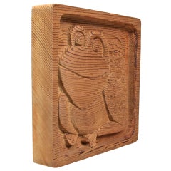 Animal Wood Carving Panel By Evelyn Ackerman